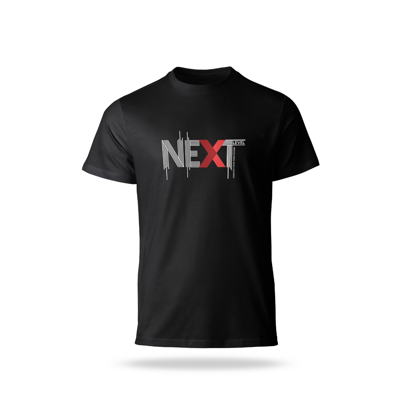 PRINT T-SHIRT-BLACK