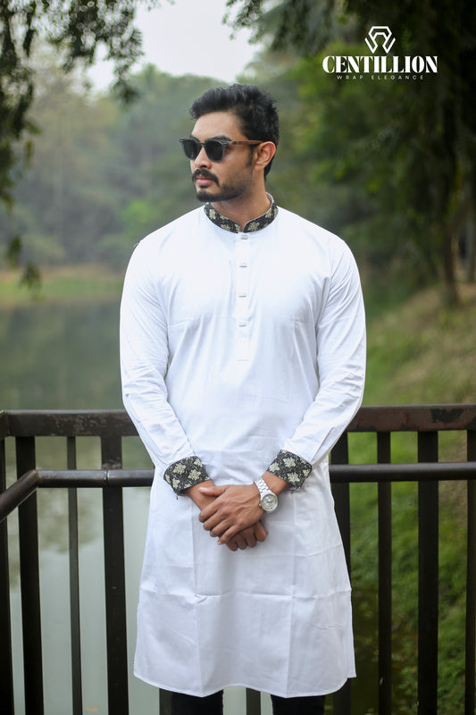 Royal Reflection White-Panjabi