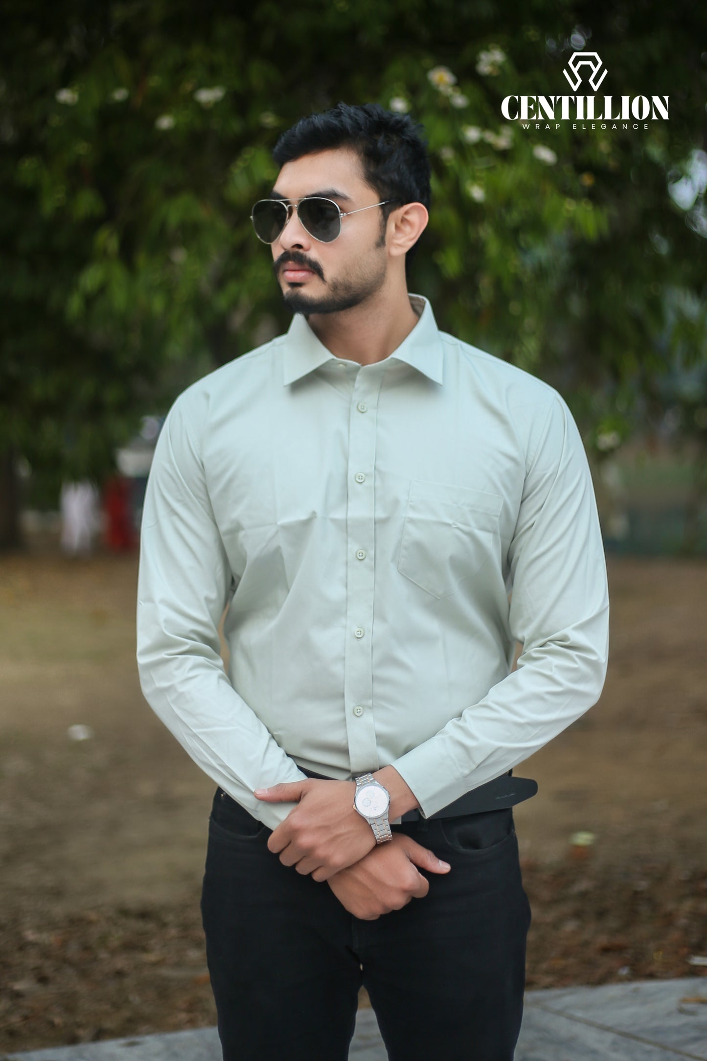 Formal Shirt-Light Olive