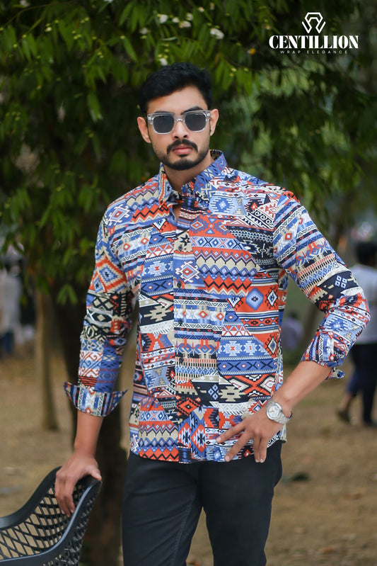 Casual Shirt-Heritage Print